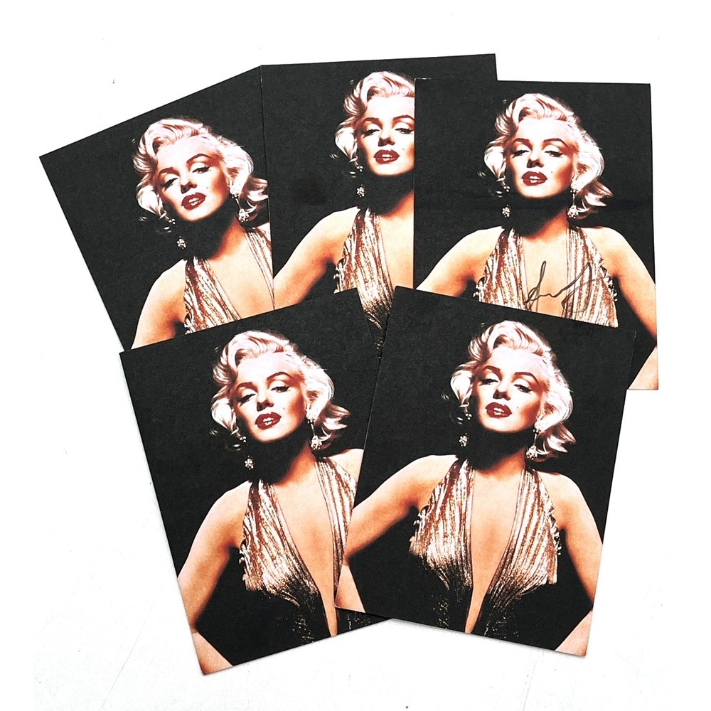 Lot Of 5 Vtg 1993 Marilyn Monroe Greeting Invitation Cards Hallmark Ambassador